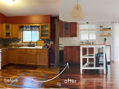 refurbish kitchen cabinets without changing doors